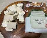 A picture of step 1 of Stir-Fried Bean Sprouts with Fried Firm Tofu (Tofu Recipe Ep 12).