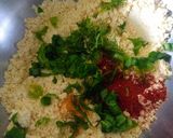A picture of step 1 of Spinach veg omelette.