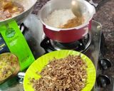 A picture of step 8 of Kathal dry fruit biryani.
