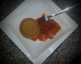 A picture of step 2 of Maize/corn and plantain moimoi.