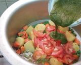 A picture of step 3 of Mix Vegi Pulao.
