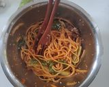 Foto langkah ke 7 dari resep Bibim Guksu Fusion.