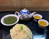 A picture of step 4 of Oats carrot idli with lemon tea.
