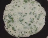 A picture of step 4 of Spinach urad daal chilla.