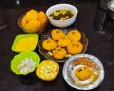 A picture of step 1 of Pani Puri.