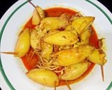 Foto langkah ke 6 dari resep Gulai Cumi Buncit.