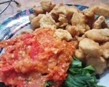 Foto langkah ke 6 dari resep Plecing Sawi + Chicken Pop.