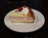 A picture of step 26 of Striped Fresh Raspberry Cheesecake.