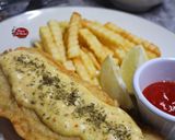 Foto langkah ke 5 dari resep Fish & Chips w/ Tartar Mayo.