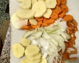 Foto del paso 1 de la receta: Lomo con verduras al horno en una bolsa