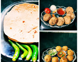 சப்பாத்தி, காரட், உருளை கட்லெட் &போண்டா. ரெசிபி ஸ்டேப் 7 புகைப்படம்