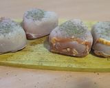 Foto del paso 7 de la receta: Pastelitos de Lomo de Cerdo Rellenos de Jamón Serrano y Queso Azul en Freidora de aire