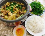 Hình bước làm 8 của món Măng củ thịt vịt Sơn tây