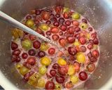 A picture of step 3 of Homemade gooseberry jam.