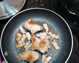 Foto del paso 2 de la receta: Habichuelas con chorizo, pollo y panceta