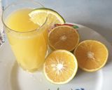 A picture of step 3 of Orange juice#4weekchallenge #idd challenge.