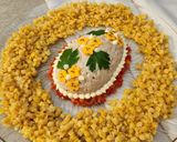 Foto del paso 11 de la receta: 🐰Huevo de Pascua salado 🐰Receta viral #3 🐰Ensalada de atún, verdeo y arroz parboil🐰