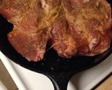 A picture of step 1 of Blackened pork shoulder.