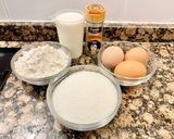 Foto del paso 1 de la receta: “Pastel pudín” con manzana (“Pudding cake with apples”),