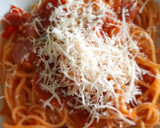 Foto langkah ke 7 dari resep Spagheti saos topping sosis & keju.