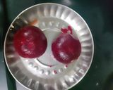 A picture of step 1 of Beetroot Tikki.