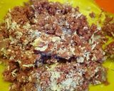 Foto langkah ke 2 dari resep Mozarella black pepper beef ball.