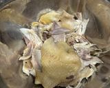 Hình bước làm 1 của món Nộm Gà Bắp Cải Tím