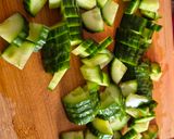 Oregánós sok zöldséges tésztasaláta (vegán) recept fázis 1 fotója