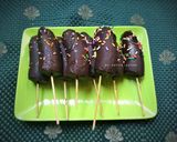 Foto langkah ke 8 dari resep Es Pisang Coklat (Es Kul-Kul).