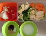 Foto langkah ke 1 dari resep Capcay tofu udang.