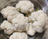 A picture of step 1 of Stuffed cauliflower wheat Paratha.