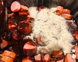 A picture of step 3 of Crockpot Chicken 🐔 Kielbasa Bites.