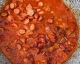 A LECSÓ (bográcsban) recept fázis 7 fotója
