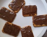A picture of step 1 of Sweet and salty tuc bites.