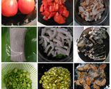 Foto langkah ke 1 dari resep Sambal Seafood Vegan.
