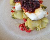 Foto del paso 6 de la receta: Bacalao con sobrasada y miel