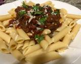 Penne pasta with meat ball sauce recipe step 9 photo