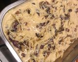 A picture of step 8 of Quiche with lard and cheese.