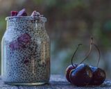 Foto del paso 1 de la receta: Postre de chía y frutos rojos🍒