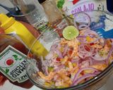Foto del paso 4 de la receta: Ceviche de camarón en canasta de patacón
