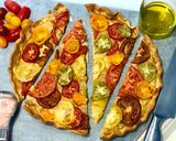 Une image de l'étape 6 de Tarte colorée aux tomates.