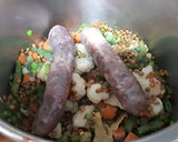 Foto del paso 3 de la receta: Lentejas con butifarra catalana y verduras
