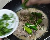 A picture of step 5 of Milky karahi.
