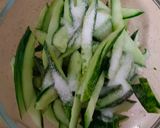 A picture of step 1 of Spicy cucumber.