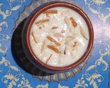 A picture of step 6 of Badam milkshake (Almond milk shake).