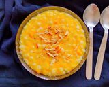 A picture of step 7 of Sago Mango Pudding.