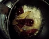 A picture of step 3 of Lahsuni moong daal.