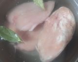 Foto del paso 1 de la receta: Ravioles Caseros Rellenos de Pollo, Mortadela y Espinaca con Salsa de Pollo