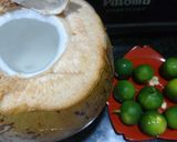 Hình bước làm 1 của món Nước dừa tắc