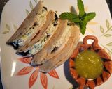 A picture of step 7 of Quesadillas de Huitlacoche with Ricotta.